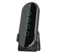 Agwuoetr Smart Home 433 MHz 4 Ev1527 Chiave di Codifica Interruttore di Controllo Remoto Trasmettitore Wireless Nero