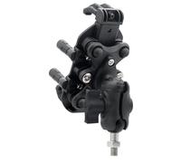 Agwuoetr Supporto per Telefono con Attacco A Forcella per Moto con Smorzatore di Vibrazioni, Supporto per Cellulare per Moto Regolabile Montaggio A Vite Facile da Installare Facile da Usare - M8