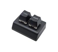 Agwuoetr Tastiera di Programmazione Macro Tastiera RGB Personalizzata A 2 Mini Copia e Incolla Tastiera OSU Tastiera da Gioco Hotswap Riutilizzabile Facile da Usare Nera