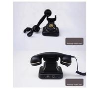 Agwuoetr Telefono Fisso Cablato Telefono Fisso da Ufficio Cablato Fisso Plug-In Telefono da Ufficio Retrò per la Casa, Stile Europeo Antico
