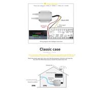 Agwuoetr Trasmettitore di Differenza di Pressione 4-20 MA Mini Sensore Differenziale di Pressione Ad Alta Sensibilità per il Trattamento di Camere Bianche