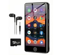 AGXOV 144GB Lettore MP3 con Wi-Fi & Bluetooth, 4,02 pollici touchscreen MP4 Player, Lettore Musicale Android con Spotify, Deezer, Radio FM, Registratore Vocale, E-book Reader, Nero