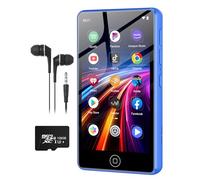 AGXOV 144GB Lettore MP3 con Wi-Fi & Bluetooth, 4,02 pollici touchscreen MP4 Player, Lettore Musicale Android con Spotify, Amazon Music, Deezer, Radio FM, Registratore Vocale, E-book Reader (Blu)