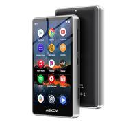 AGXOV 144GB Lettore MP3 con Wi-Fi & Bluetooth, 4,02 pollici touchscreen MP4 Player, Lettore Musicale Android con Spotify, Amazon Music, Deezer, Radio FM, Registratore Vocale, E-book Reader, Nero
