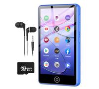 AGXOV 80GB Lettore MP3 con Wi-Fi & Bluetooth, 4,02 pollici touchscreen MP4 Player, Lettore Musicale Android con Spotify, Amazon Music, Deezer, Radio FM, Registratore Vocale, E-book Reader, Blu