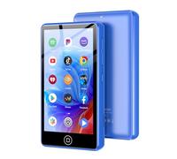 AGXOV Lettore MP3 144GB con Wi-Fi e Bluetooth, Lettore MP4 con Schermo Touch da 4,02 Pollici, Lettore Musicale Android con Spotify, AMZ Music, Deezer, Radio FM, Lettore E-book (Blu)