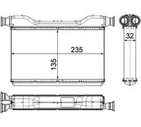AH 189 000P MAHLE Scambiatore calore, Riscaldamento abitacolo per ALPINA,BMW,BMW