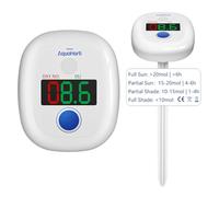 AH-20Plus DLI Meter. Sole Completo, Mezzo Sole, Mezza Ombra, Ombra. Ore di Sole. Misuratore di Luce Solare per Giardinaggio, Lunga Durata.