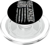 AH-64 Apache Bandiera Americana Elicottero Camo Apache PopSockets PopGrip per MagSafe
