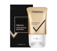Ah 8 Firming NeckCream Crema per il collo rassodante e rassodante con doppio rullo, crema per il collo per tonificare e sollevare, idratante e nutriente VXj728 (oro, 120 g)