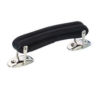 ah Hardware 3415 - Maniglia di pelle per valigetta, colore nero