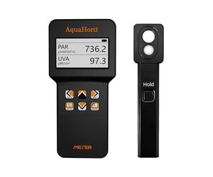 AH-PARUV Quantum PAR metro, 320-750nm. rosso | Blu luce separata PPFD, test UVA intensità di radiazione, 3 e 13ft cavo. Record storia PAR.