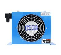 AH0607T-CA 40L/min Flusso Radiatore Olio Scambiatore di Calore Radiatore Olio Piastra Perno Scambiatore di Calore Sistema Idraulico Usi multipli(1/2",AC110)