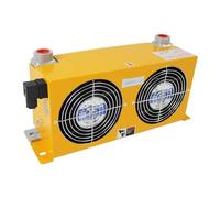 AH0608TL-CA Radiatore olio scambiatore di calore radiatore aria piastra perno sistema idraulico radiatore 60L/min flusso Ampia area di dissipazione del calore(DC12V)