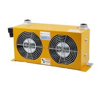 AH0608TL-CA Raffreddatore ad aria idraulico Radiatore olio raffreddato ad aria Raffreddatori olio idraulici in alluminio serie AF Plate-Fin 60L / MIN con alta efficienza(24V)