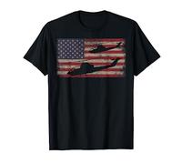 AH1 Cobra elicottero militare USA bandiera americana Maglietta
