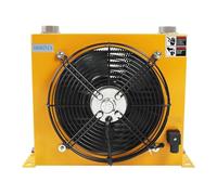 AH1012T-CA 100L/min Flusso Radiatore Olio Scambiatore di Calore Piastra Radiatore Olio Raffreddato ad Aria Perno for Sistema Idraulico Assorbimento degli urti(AC220)