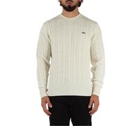Lacoste - Pull Col Rond Torsadé AH2924 Bianco - Abbigliamento XL Bianco