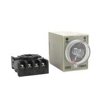 AH3-3 220V 50/60HZ 1S-60M Sedile inferiore collegato Accensione ritardata Timer Interruttore orario Ritardo Relè timer con presa PF083A a 8 pin 1 pz(AH3-3 10M 220V)