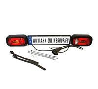 AHAKA TL13PMD36 - Barra luminosa a 13 poli per portabagagli e rimorchio