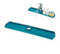 AHANDMAKER 1 tappetino per lavello da cucina, 76,2 cm, per rubinetto a goccia, paraspruzzi e lavello, pieghevole, in silicone, protezione per lavello da cucina, bagno, colore: verde