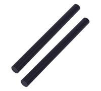 AHANDMAKER 2 Pz PVC Asta Tassello 0.9 Pollici Diametro E 12 Pollice Lunghezza Rotonda Barre Di PVC Nero Opaco Per Dispositivi Non Danneggianti E Parti Speciali