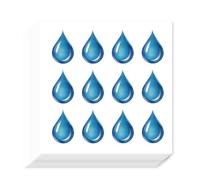 AHANDMAKER 240 adesivi a goccia di carta, a forma di goccia d'acqua, etichette autoadesive per bomboniere, sigilli di buste, sacchetti di goodie, scrapbooking, artigianato, calendari, diari, album