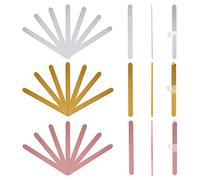AHANDMAKER 30 pz bastoncini in acrilico riutilizzabili per cakesicle, per ghiaccioli in acrilico a specchio in 3 colori gelato caramelle cucina fai da te stampo per gelato cakesicle, 4,5 x 0,4 pollici