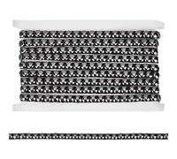 AHANDMAKER 4 metri di nastro per chiodo termoadesivo, 10 mm di larghezza, in acciaio inox, con borchie rotonde, termoadesive convesse, per borse, borse, abbigliamento, scarpe, cinture