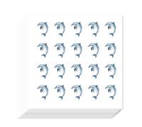 AHANDMAKER 400 adesivi autoadesivi per agenda, delfini, adesivi per agenda, calendario, album di ritagli, artigianato, decorazioni per feste, regali, sigilli per feste a tema, 1,3 cm