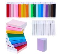 AHANDMAKER 80 libri in miniatura accessori per casa delle bambole 2,2 x 1,7 x 0,4 cm roba in miniatura 20 libri colorati in miniatura per casa delle bambole artigianato libreria decorazione natalizia