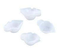 AHANDMAKER Dispenser di Tazze per Stampi in Silicone, Tazze di Miscelazione in Resina Epossidica Siliconica da 20 Pezzo Tazze di Miscelazione in Silicone Antiaderente per La Creazione di Gioielli