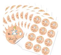 AHANDMAKER Etichette adesive di ringraziamento, adesivi a cerchio con fatina dei denti, 120 pezzi circolari da 5,1 cm autoadesivi convenienti per feste, sigilli per buste e sacchetti