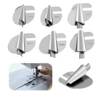 AHANDMAKER Piedino universale per orlo arrotolato, 6 pezzi, piedino per orlo arrotolato (3-8 mm) per macchina da cucire, accessori e strumenti per macchina da cucire, FIND-GA0003-55