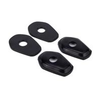 Aharon Supporto per indicatori di direzione a LED per moto | Compatibile con Suzuki & Kawasaki | Per 2 indicatori (2 adattatori per pezzo) | Filettatura M8/M10 | Piastre di montaggio in alluminio CNC