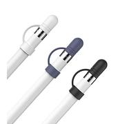 AHASTYLE 3 Pezzi Tappo di Ricambio in Silicone per Apple Pencil 1st Generazione (Bianco, Nero, Blu Notte)