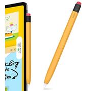 AhaStyle, astuccio classico per Apple Pencil 2a generazione e Pro, fodero protettivo in silicone, compatibile con la ricarica magnetica e il doppio tocco (Giallo)