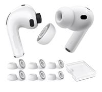 AhaStyle Auricolari per AirPods Pro 3(2025) con foro per la riduzione del rumore [adatti alla custodia di ricarica] 6 paia di copriauricolari in silicone di ricambio per AirPods Pro terza generazione