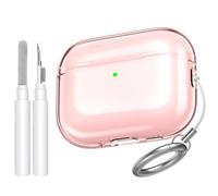 AhaStyle Clear Airpods Pro 3 Custodia protettiva 2025 Custodia protettiva in morbido TPU per Apple AirPods Pro di terza generazione con kit pulizia Supporta custodia ricarica USB-C ricarica wireless