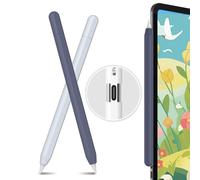 AHASTYLE Cover Apple Pencil USB-C Custodia Apple Pencil USB-C Custodie Accessori in Silicone Compatibile con Apple Pencil USB-C (Blu Notte & Azzurro)