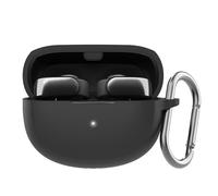 AHASTYLE Custodia Bose Ultra Open Ear Earbuds Case Cover, Custodie Protettiva in Silicone [LED Anteriore Visibile][Supporto Ricarica Wireless] Compatìbile con Bose Ultra Open Ear Earbuds (Nero)