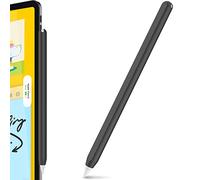 AhaStyle Custodia in silicone ultra sottile per Apple Pencil di seconda generazione e Apple Pencil Pro (2024) compatibile con ricarica magnetica e doppio rubinetto (nero)