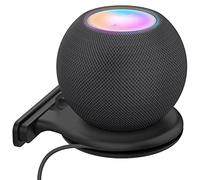 AHASTYLE Supporto per Montaggio a Parete a Muro per HomePod mini - HomePod mini Accessori con Gestione dei Cavi per Altoparlanti Smart Home Salvaspazio per Cucina Bagno e Camera da Letto (Nero)