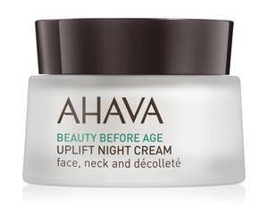 AHAVA Beauty Before Age crema notte liftante per viso, collo e décolleté 50 ml