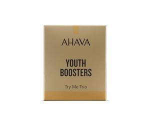 AHAVA Kit bustine Crystal Osmoter Youth Boosters: X6 Cream (2 ml), siero X6 (0,5 ml) e siero illuminante per gli occhi (2 ml), migliora l'aspetto giovanile e riduce le occhiaie.