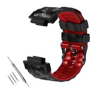ahayo Cinturino in silicone bicolore per Casio gshock DW5600/8900, traspirante, facile da montare, per GA-100/GW-B5600/GB-5600, 22mm, Acciaio inossidabile, Non pietra preziosa