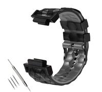 ahayo Cinturino in silicone bicolore per Casio gshock DW5600/8900, traspirante, facile da montare, per GA-100/GW-B5600/GB-5600, 22mm, Acciaio inossidabile, Non pietra preziosa