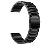 ahayo Tri-Link - Cinturino per orologio Garmin Vivoactive 6/5/Venu 2 Plus/Venu Sq, 20 mm, a sgancio rapido, leggero, con chiusura pieghevole per Approach S50, 20mm, Titanio Acciaio inossidabile