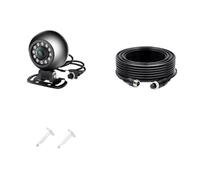 AHD1080P Telecamera con staffa di supporto HD a forma rotonda IR Night per visione posteriore per auto per veicoli per camion autobus furgoni