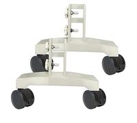 AHDFY 2 Piedini per Piedi Pannello Radiante Infrarosso, Piedini di Supporto Adatti per Pannello Infrarossi Riscaldamento, Radiatori Piatti per Uso Indipendente Riscaldamento Elettrico, 4 Ruote